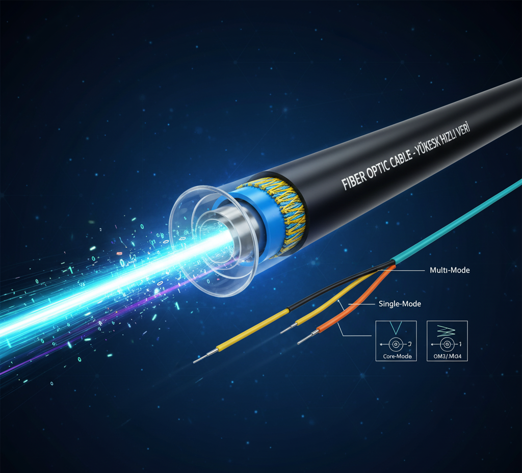 Fiber Optik Kablo Nedir, Çeşitleri ve Özellikleri

