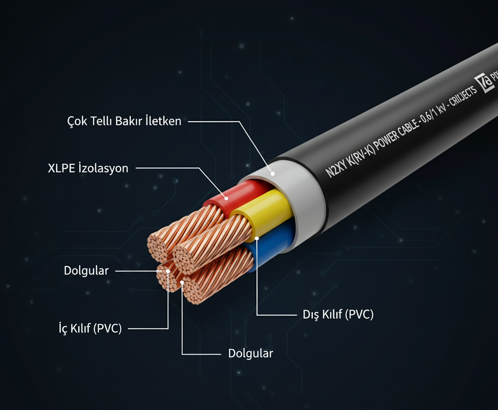 Cables de Energía sin Armadura N2XY K-RV-K