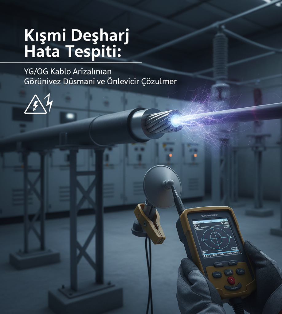 Kısmi Deşarj Hata Tespiti: YG/OG Kablo Arızalarının Görünmez Düşmanı ve Önleyici Çözümler
