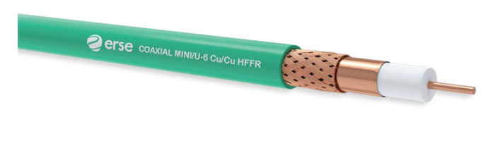 COAXIAL MINI/U-6 Cu/Cu HFFR Zayıf Akım Koaksiyel Kablo