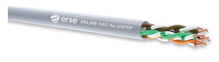 ERLINE CAT-5e U/UTP Zayıf Akım Veri İletişim Kablosu