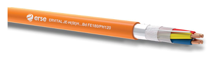 ERVITAL JE-H(St)H...Bd FE180/PH120 Zayıf Akım Yangına Dayanıklı Kablo