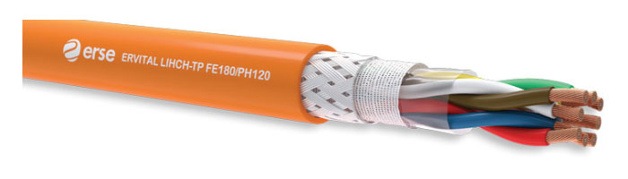 ERVITAL LIHCH-TP FE180/PH120 Zayıf Akım Yangına Dayanıklı Kablo