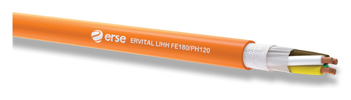 ERVITAL LIHH FE180/PH120 Zayıf Akım Yangına Dayanıklı Kablo