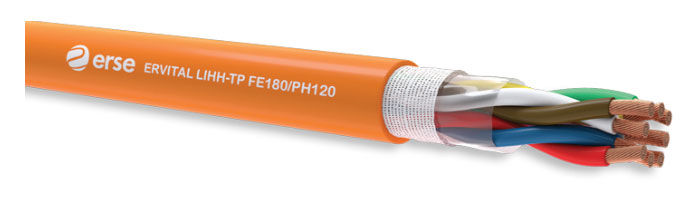 ERVITAL LIHH-TP FE180/PH120 Zayıf Akım Yangına Dayanıklı Kablo