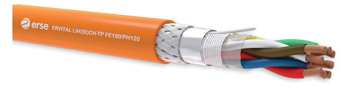 ERVITAL LIH(St)CH-TP FE180/PH120 Zayıf Akım Yangına Dayanıklı Kablo