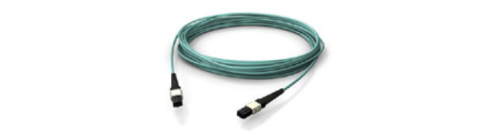 OM4 MPO/MTP MPO/MTP® Female Push Pull Locking (Aqua) Fiberoptik Kablo Aksesuarı