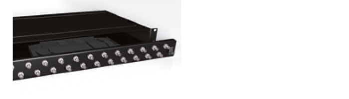 UC COMF PP ST S0 BK 1U 24 Port ST Simplex Multimode Panel Black Fiberoptik Kablo Aksesuarı