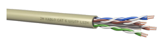 CAT 6 U/UTP LSZH Bilgi İletişim Kablosu