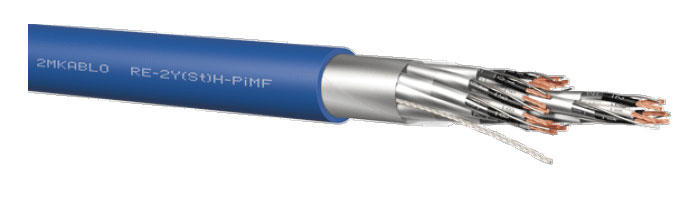 RE-2Y(St)H-PiMF/TiMF Bireysel Ekranlı Zırhsız Kablo